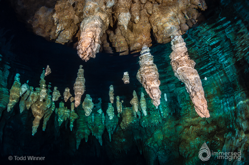 Chandelier Cave Reflections by Todd Winner