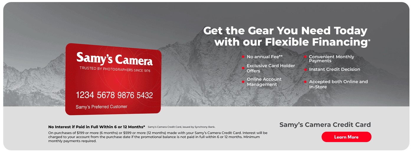 Samy's Credit banner