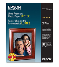 Ultra Premium Photo Paper Luster 8.5x11in. - 50 sheets Image 0