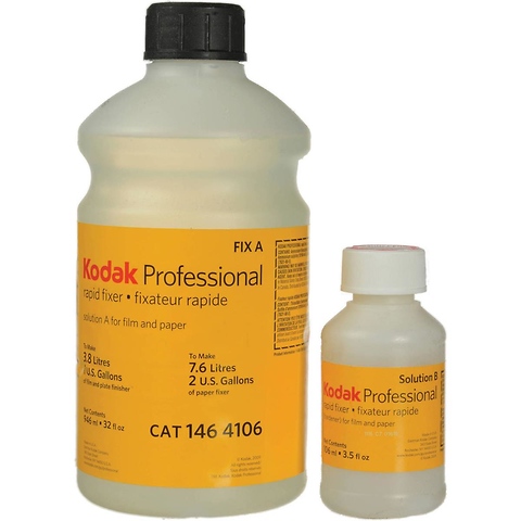 Liquid Rapid Fixer Solution for Black & White Film and Paper (1-Gallon, Part A & B) Image 0