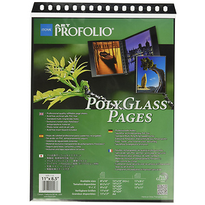 PolyGlass Pages Refill Horizontal Sheets 8.5 x 11 in. 10 Pcs Per Pack