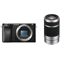 Alpha a6100 Mirrorless Digital Camera Body (Black) with 55-210mm f/4.5-6.3 Zoom Lens Image 0