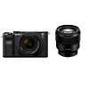 Alpha a7C Mirrorless Digital Camera with 28-60mm Lens (Black) and FE 85mm f/1.8 Lens Thumbnail 0