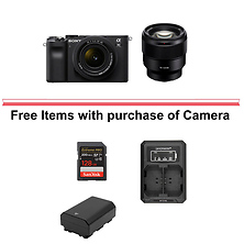 Alpha a7C Mirrorless Digital Camera with 28-60mm Lens (Black) and FE 85mm f/1.8 Lens Image 0