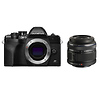 OM-D E-M10 Mark IV Mirrorless Micro Four Thirds Digital Camera Body (Black) with M. Zuiko Digital ED 14-42mm f/3.5-5.6 II Micro 4/3 Lens (Black) Thumbnail 0