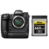 Z 9 Mirrorless Digital Camera Body with Nikon 660GB CFexpress Type B Memory Card Thumbnail 0