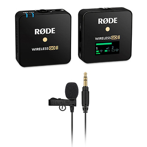 Wireless GO II Single Compact Digital Wireless Microphone System/Recorder (2.4 GHz) with Lavalier GO Omnidirectional Lavalier Microphone