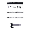 T4c RGBWW LED Tube Light with Battery Grip (4 ft.) with 45 Degree Grid and Baby Pin Adapter to NATO Rail Clamp Thumbnail 0