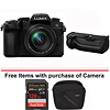 Lumix G95 Hybrid Mirrorless Camera with 12-60mm Lens and DMW-BGG1 Battery Grip Thumbnail 0