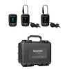 Blink 500 ProX B2 2-Person Digital Camera-Mount Wireless Omni Lavalier Microphone System (Black 2.4 GHz) with SR-C8 Watertight Dustproof Carry-On Case Thumbnail 0