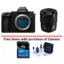 Lumix DC-S5 II Mirrorless Digital Camera Body (Black) with Lumix S 85mm f/1.8 Lens Image 0