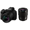 Lumix DC-S5 IIX Mirrorless Digital Camera with 20-60mm Lens (Black) and Lumix S 50mm f/1.8 Lens Thumbnail 0