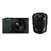 Lumix DC-S9 Mirrorless Digital Camera with 18-40mm Lens (Dark Olive) and Lumix S 50mm f/1.8 Lens Thumbnail 0