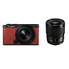 Lumix DC-S9 Mirrorless Digital Camera with 18-40mm Lens (Crimson Red) with Lumix S 50mm f/1.8 Lens Thumbnail 0
