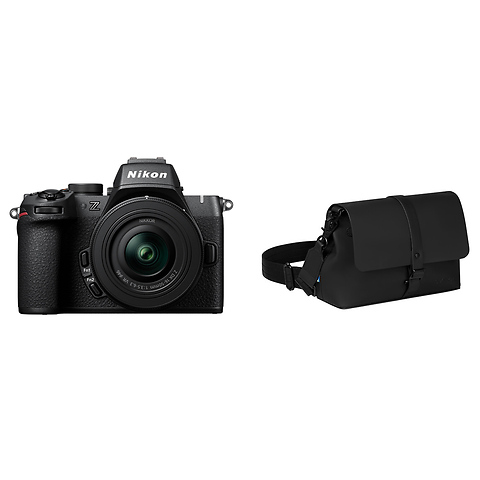 Z50 II Mirrorless Digital Camera with 16-50mm Lens and GL X Nikon Splash Crossbody Bag (Black) Image 0