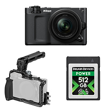 ZR 6K Cinema Camera with 24-50mm f/4-6.3 Lens Kit, SmallRig Cage with Top Handle, and Delkin Devices 512GB POWER 4.0 CFexpress Type B Memory Card Image 0