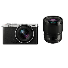 Lumix DC-S9 Mirrorless Digital Camera with 18-40mm Lens (Black/Silver) and Lumix S 50mm f/1.8 Lens Image 0