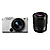 Lumix DC-S9 Mirrorless Digital Camera with 18-40mm Lens (White/Silver) and Lumix S 50mm f/1.8 Lens