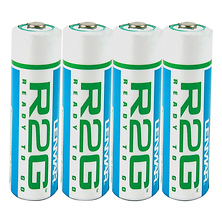 Pre-Charged R2G AA Rechargeable Batteries 2150mAh Image 0