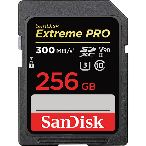 256GB Extreme Pro UHS-II SDXC Memory Card Image 0