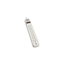 6-outlet White Power Strip Image 0