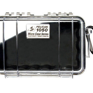1050 Watertight Micro Hard Case (Clear Black)