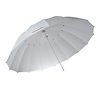 7ft White Diffusion Parabolic Umbrella Thumbnail 0