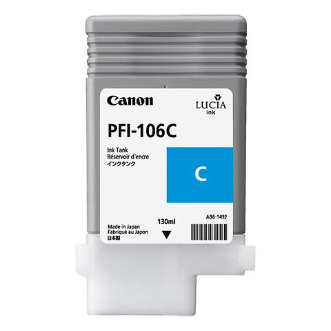 PFI-106 Ink Cartridge (Cyan) Image 0