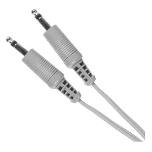 Audio Cable With 3.5mm Mono Plug Each End (1 ft. Long)
