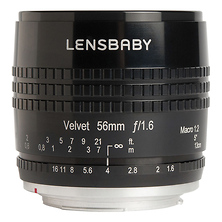 Velvet 56mm f/1.6 Lens for Canon EF (Black) Image 0