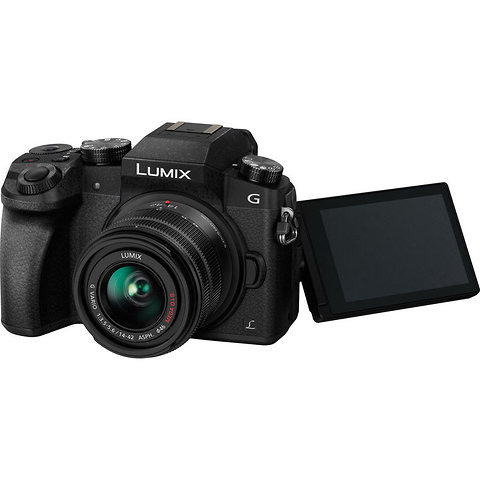Lumix DMC-G7 Mirrorless Micro Four Thirds Digital Camera with 14-42mm Lens (Black) Image 2