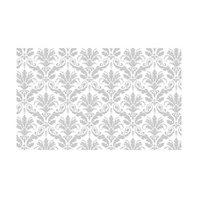 53 in. x 18 ft. Printed Background Paper (Gray Floral) Image 0