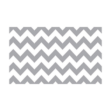 53 in. x 18 ft. Printed Background Paper (Gray & White Chevron) Image 0