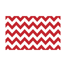 53 in. x 18 ft. Printed Background Paper (Red & White Chevron) Image 0