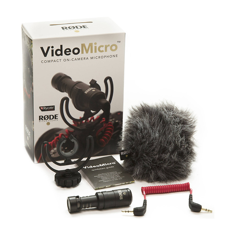 VideoMicro Compact On-Camera Microphone with Rycote Lyre Shock Mount Image 2