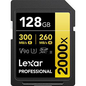 Pro 2000X UHS 2 U3 SDHC 128GB Memory Card