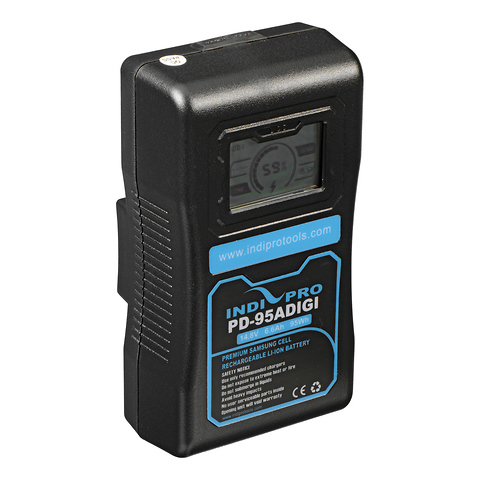 Compact 95Wh Gold-Mount Li-Ion Battery with LCD Image 0