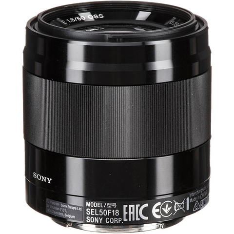 Sony E 50mm f/1.8 OSS Lens Black (SEL50F18) APS-C - Pre-Owned Image 0