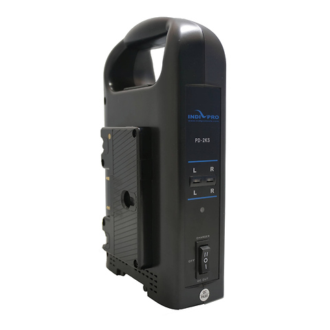 Gold Mount Dual Battery Charger with XLR Output Image 1