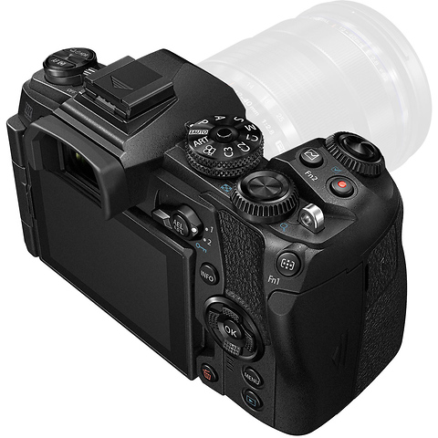 OM-D E-M1 Mark II Mirrorless Micro Four Thirds Digital Camera Body (Black) Image 2