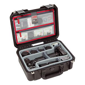 iSeries 1510-6 Case with Think Tank Designed Photo Dividers and Lid Organizer (Black)