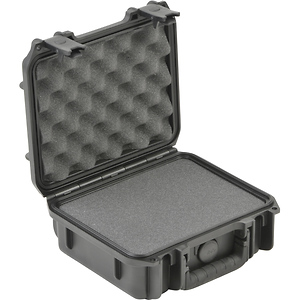 3I-0907-4-C Small Mil-Std Waterproof Case 4 in. Deep with Cubed Foam (Black)