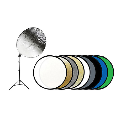 43 In. 9-in-1 Reflector Kit with Stand Image 0