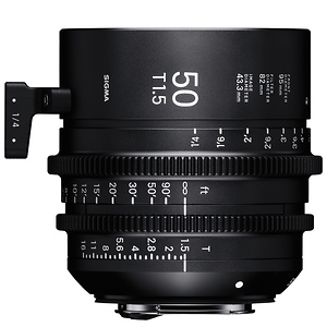 50mm T1.5 FF High Speed Prime Lens for PL Mount