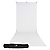 X-Drop Wrinkle-Resistant Backdrop Kit Rich White Sweep (5 x 12 ft.)