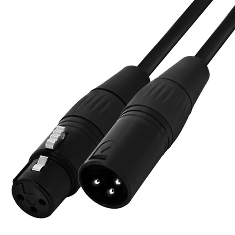 XLR Male to XLR Female 10' Cable Image 0