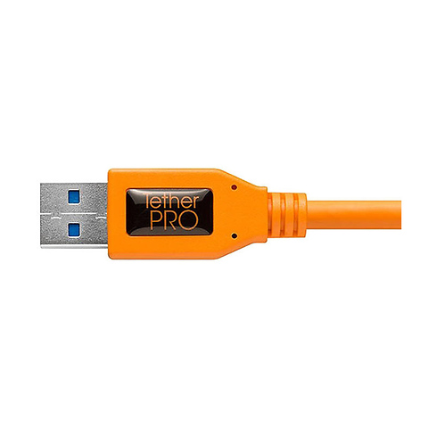 TetherPro USB 3.0 to USB-C (15 ft. Orange) Image 3