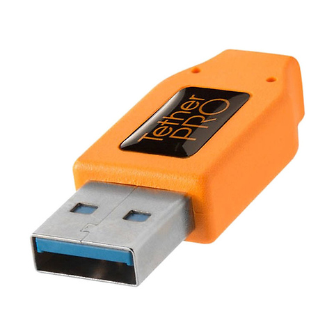TetherPro USB 3.0 to USB-C (15 ft. Orange) Image 4