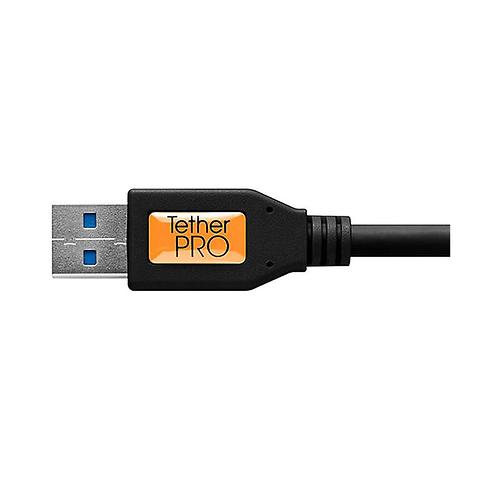 TetherPro USB 3.0 to USB-C (15 ft. Black) Image 4