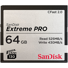 64GB Extreme PRO CFast 2.0 Memory Card Image 0